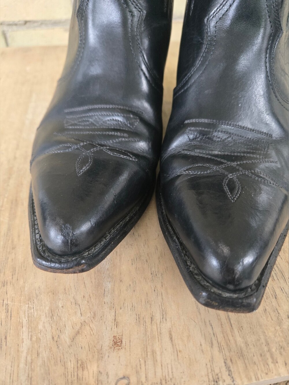 Boulet Western Ankle Boots - Picture 3 of 8